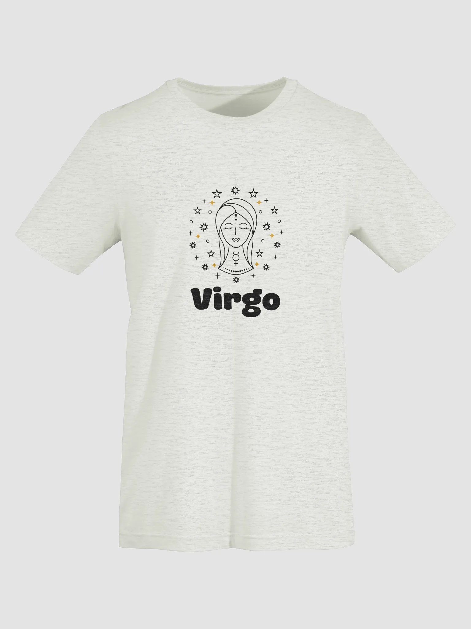Virgo Maiden T-shirt - Black Writing product image (44)