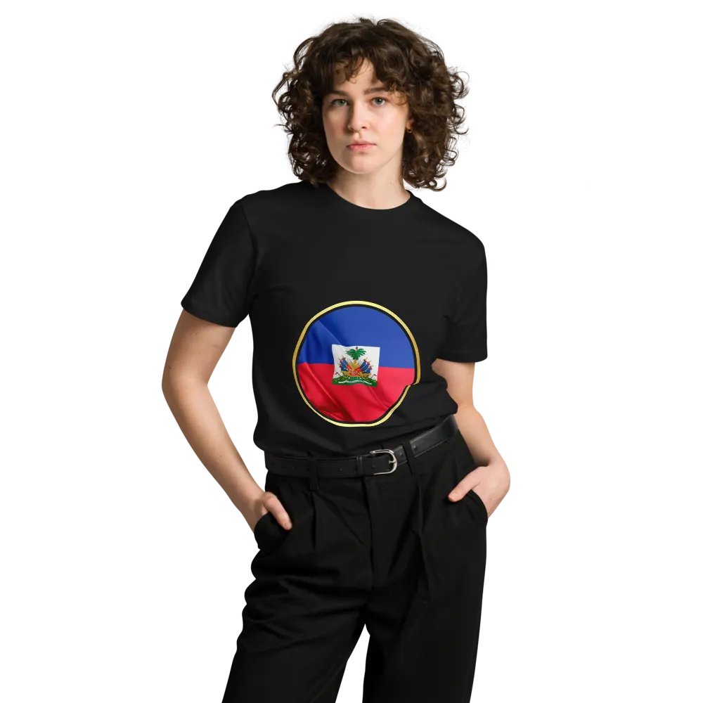 Ayiti Heritage Unisex Flag T-Shirt product image (12)