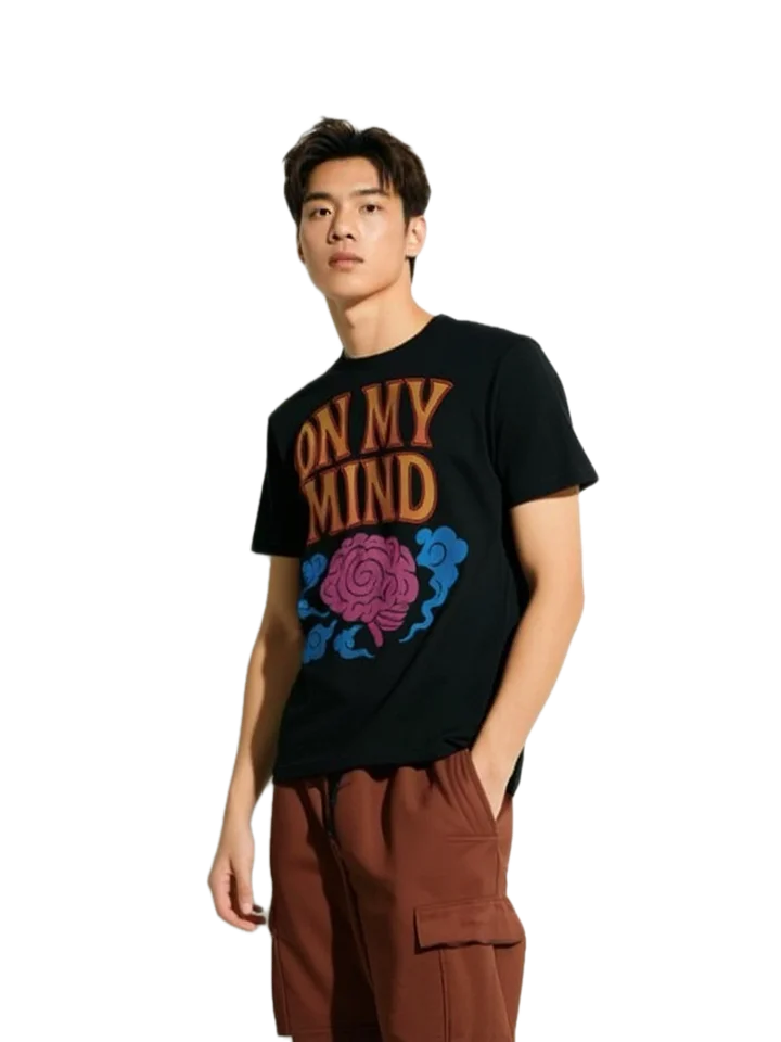 “On My Mind” Retro Streetwear Tee | 90s Graffiti Dream Design | HQ MAR Exclusive Drop product image (1)