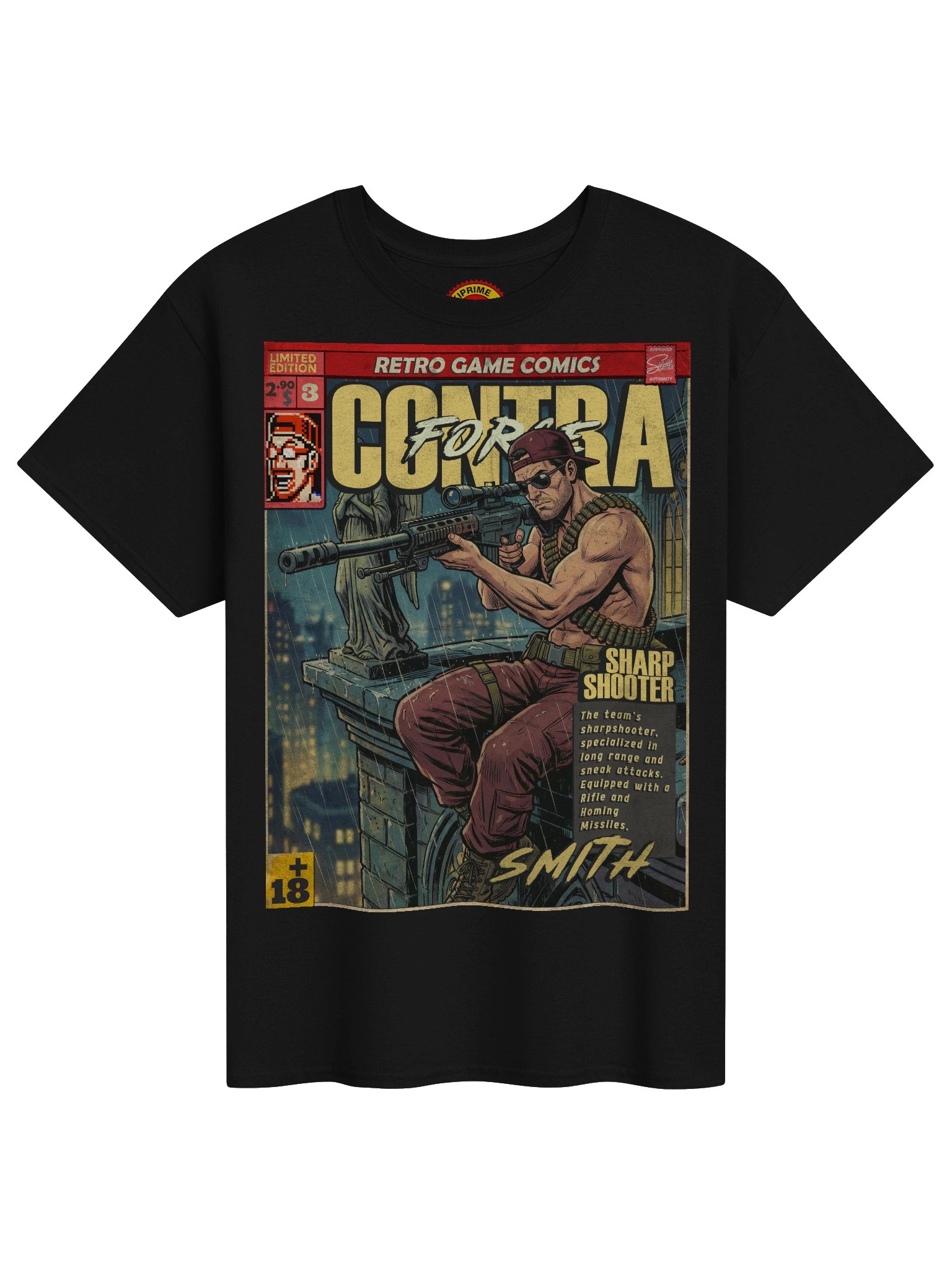 Contra Force Smith Comic Art T-Shirt product image (1)