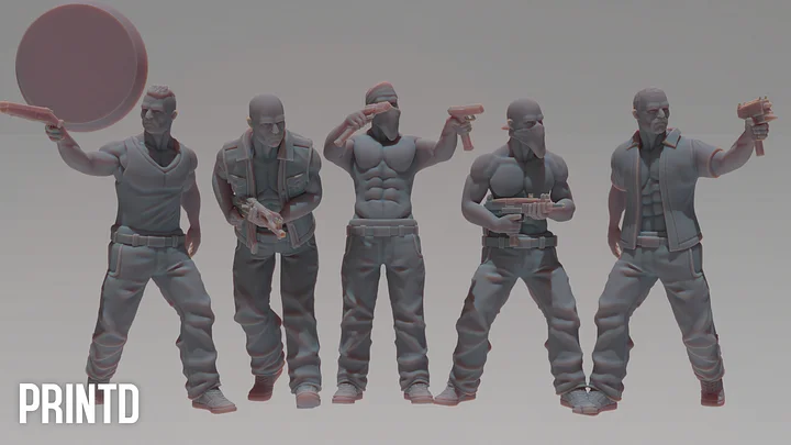 Street Gang Models - Modern Warfare Wargame Resin Models Zona Alpha product image (2)