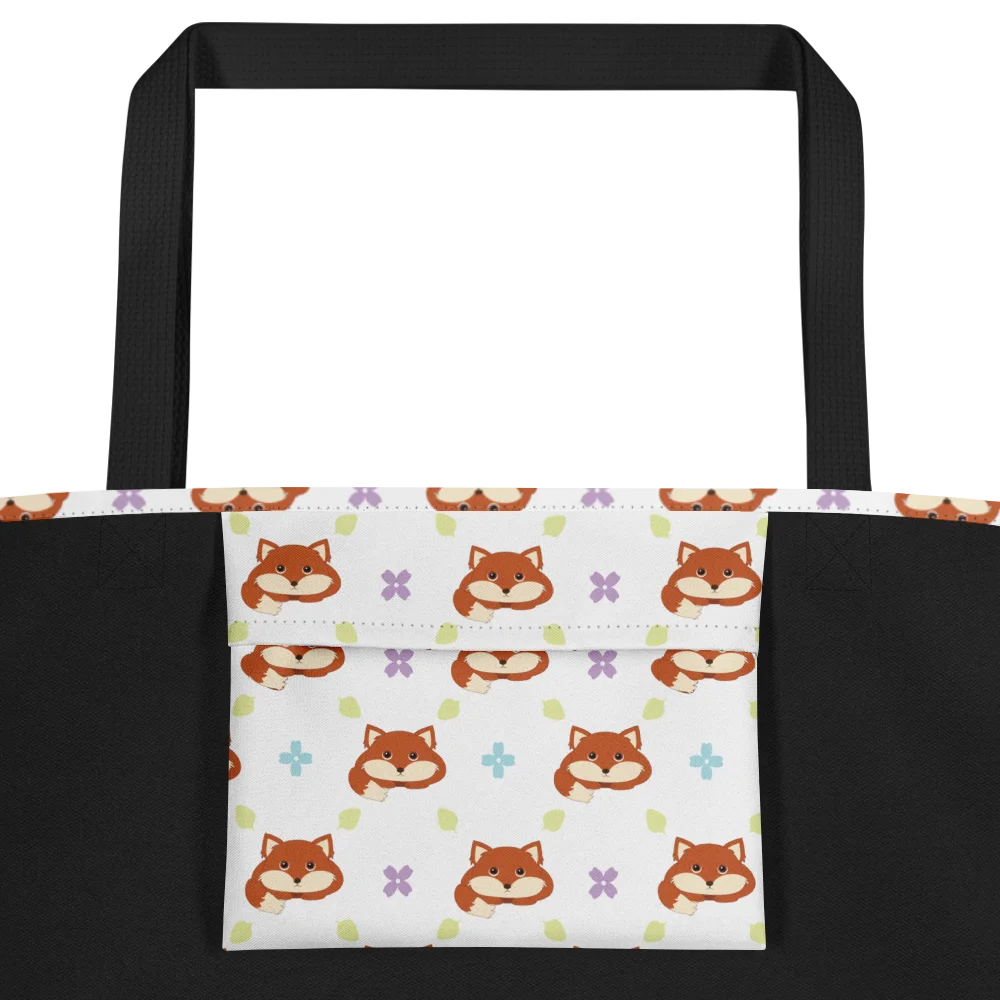 Fox Pattern Tote Bag product image (2)