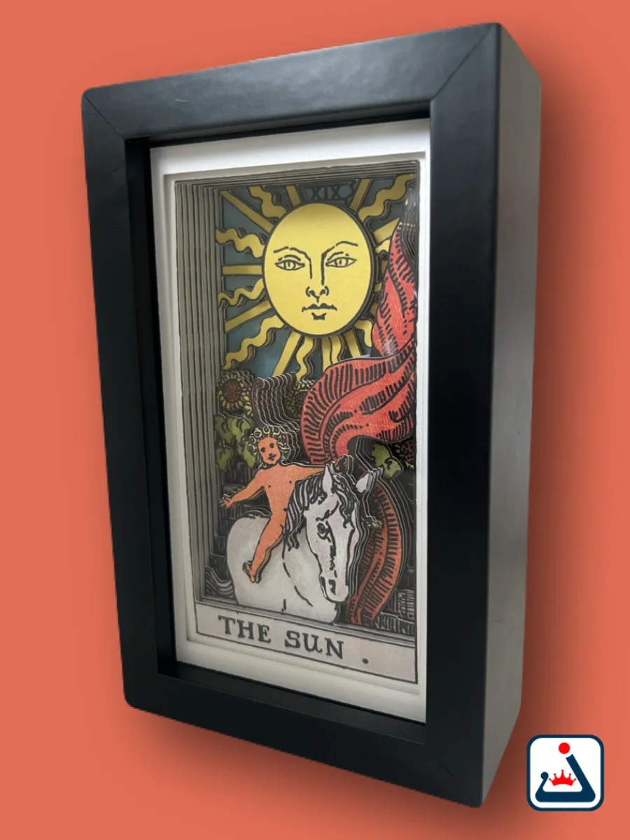 The Sun – 3D Tarot Shadow Box Art product image (4)