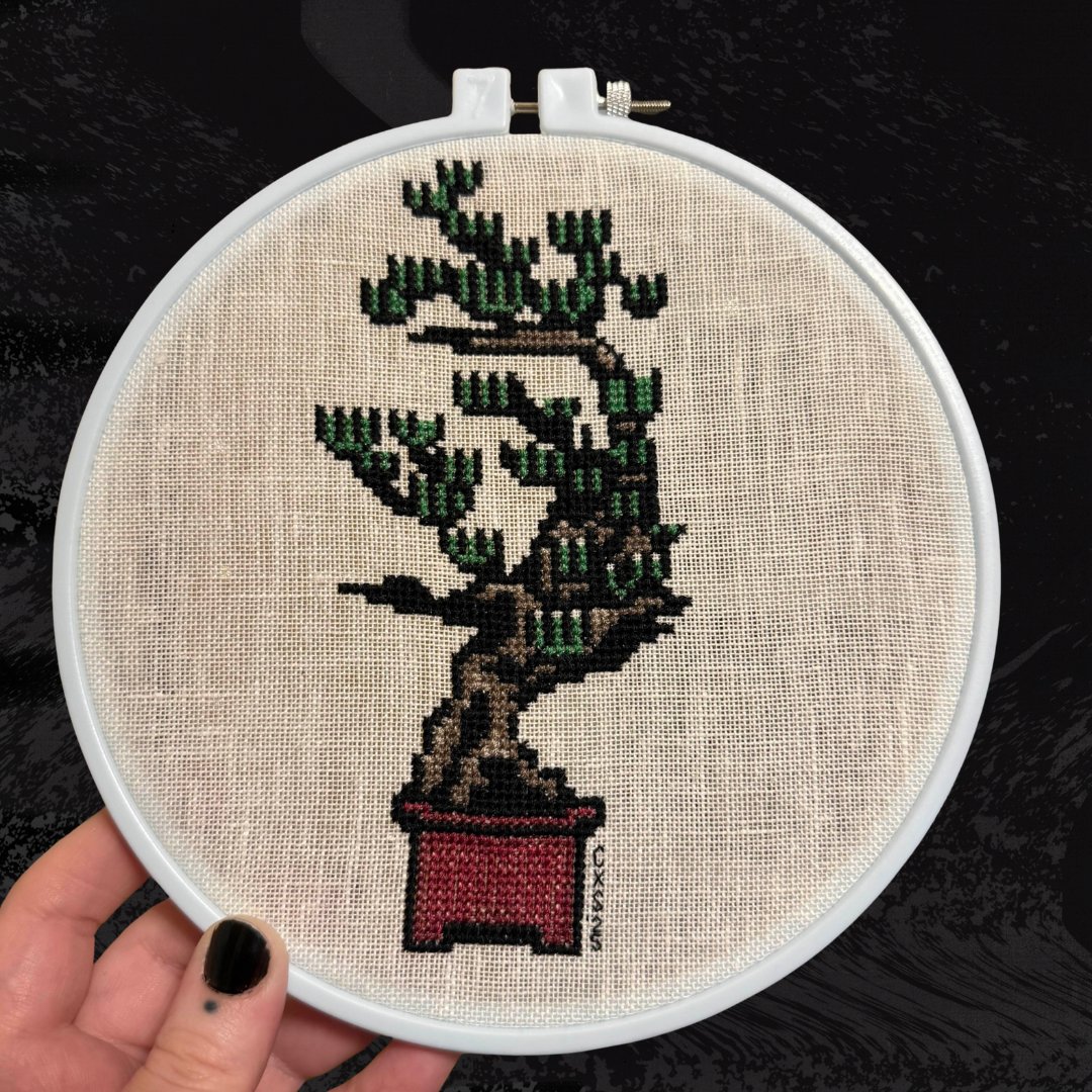 Bonsai Tree in Pot Pattern product image (1)