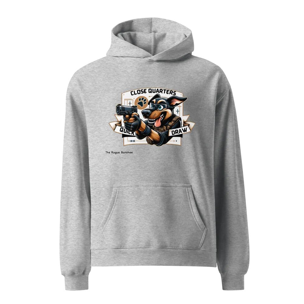 Premium Oversized Hoodie – Close Quarters, Quick Draw product image (4)