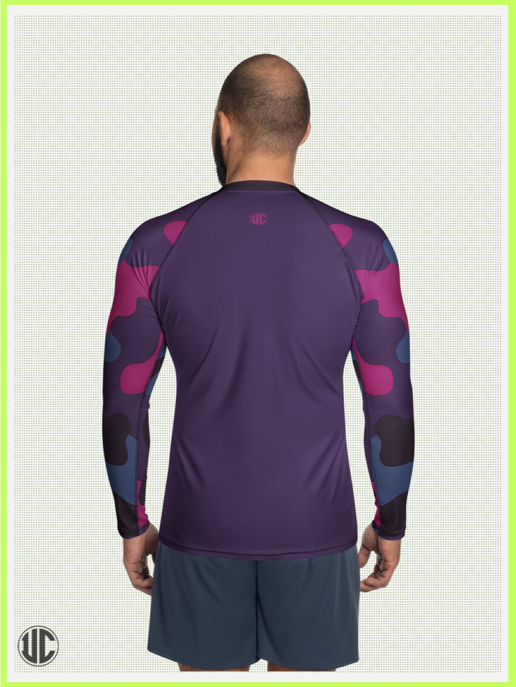 Kat’s Urban Camo – Men’s Rash Guard product image (2)