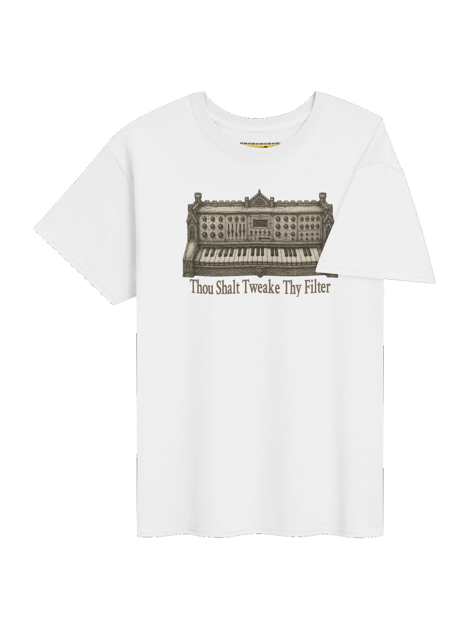THOU SHALT TWEAKE THY FILTER, by Frank Fonik Unisex t-shirt product image (5)