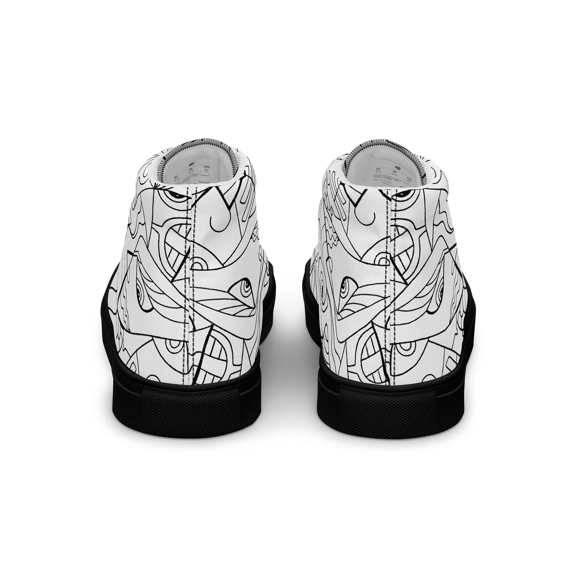 Quad - Unique Colour Your Own Women’s Canvas Shoes product image (4)