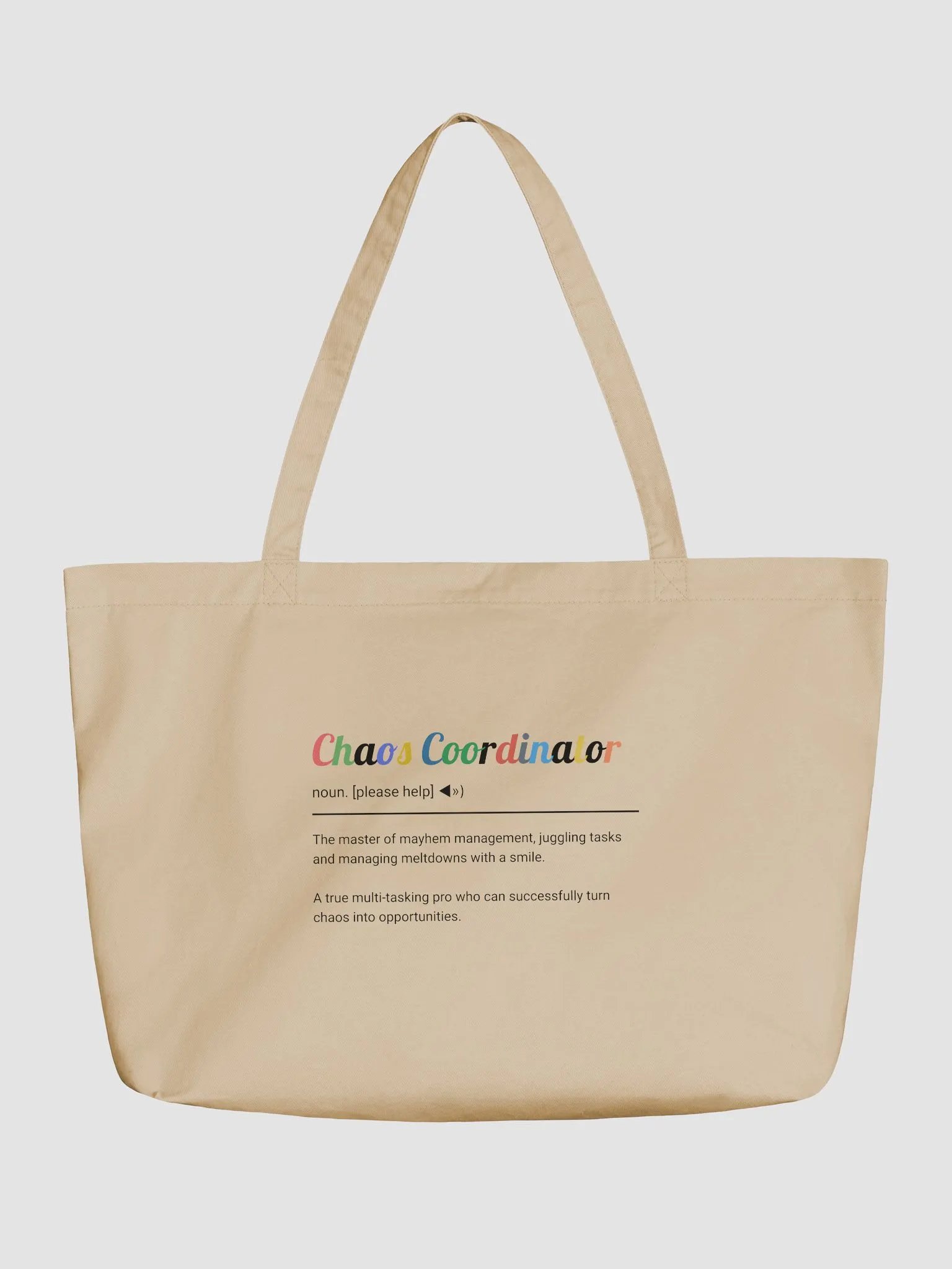 Chaos Coordinator Eco Tote product image (1)