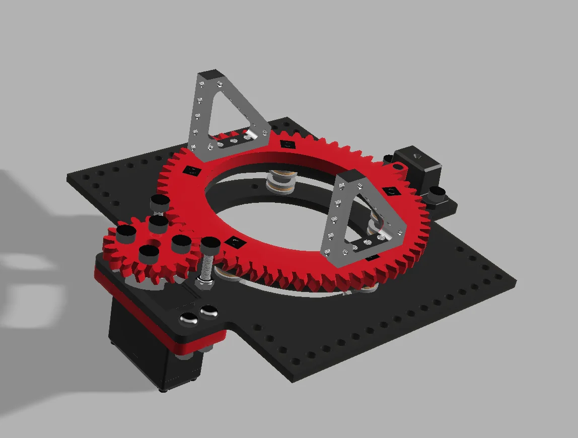 81mm ID Rotating Turret Base Kit: Thrust "Bearing Stack" Style product image (6)