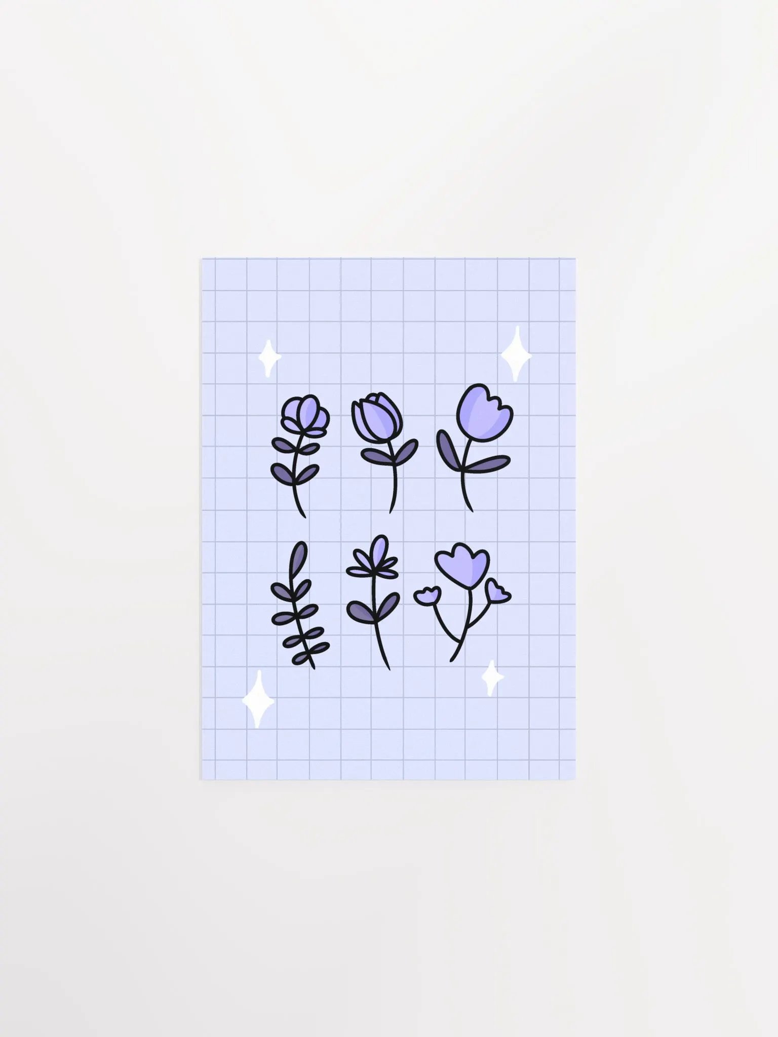 Purple Flowers Prints product image (3)