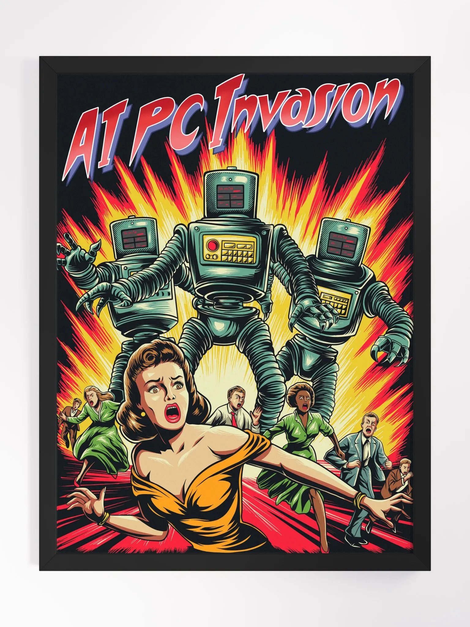 AI PC INVASION POSTER product image (1)