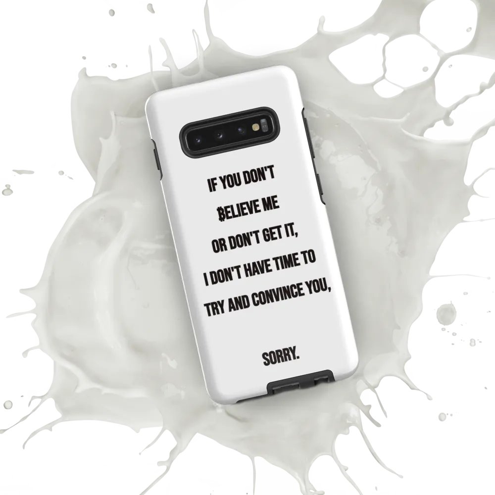 SATOSHI Quote - Samsung Hard Case product image (54)