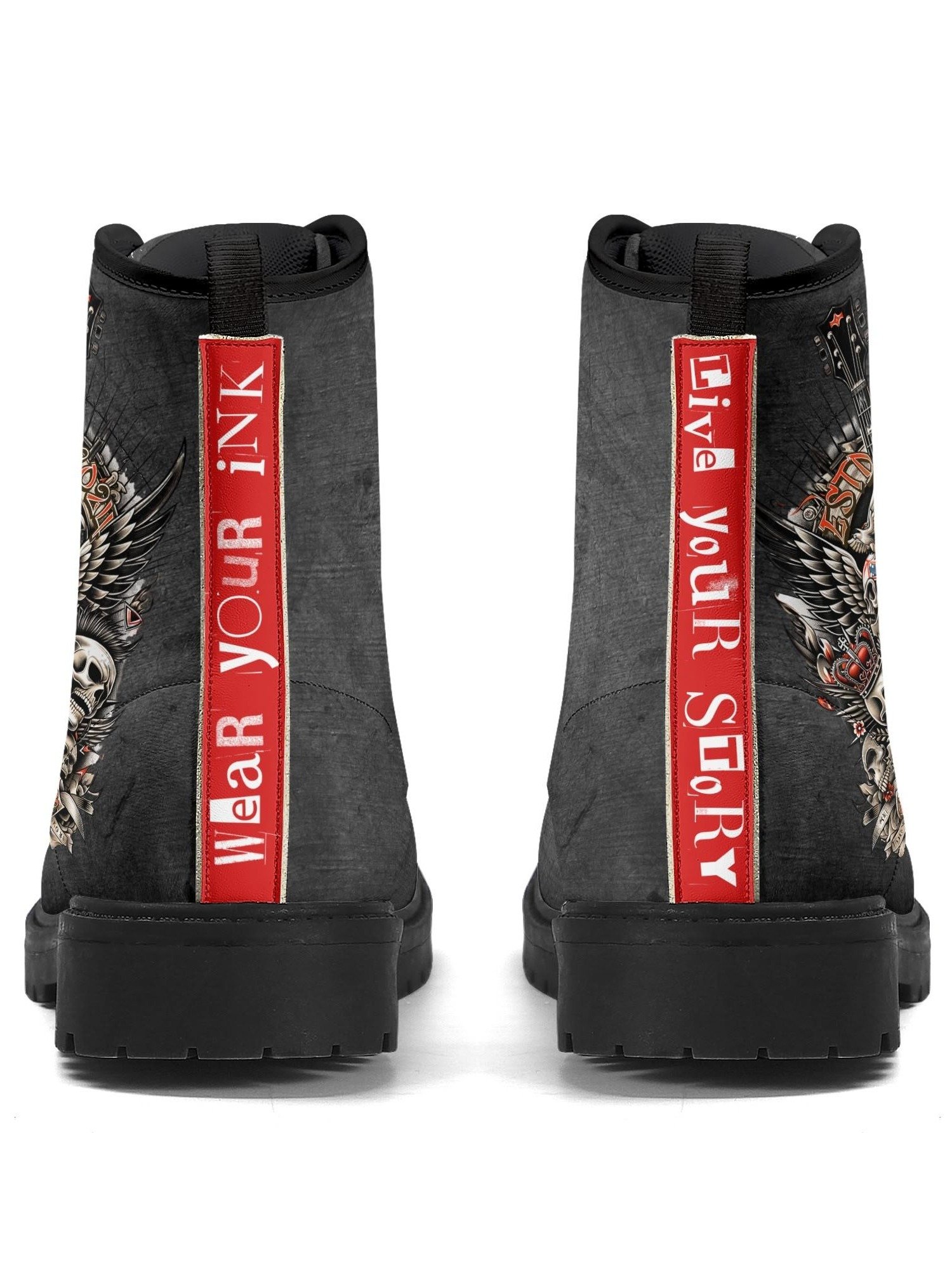 The Men King of Rock Leather Boots product image (5)
