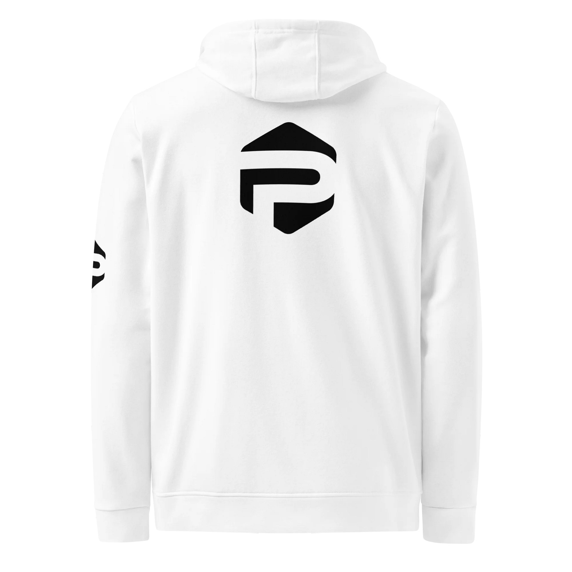 Plush Fleece Hoodie by Adidas White/Gray product image (6)