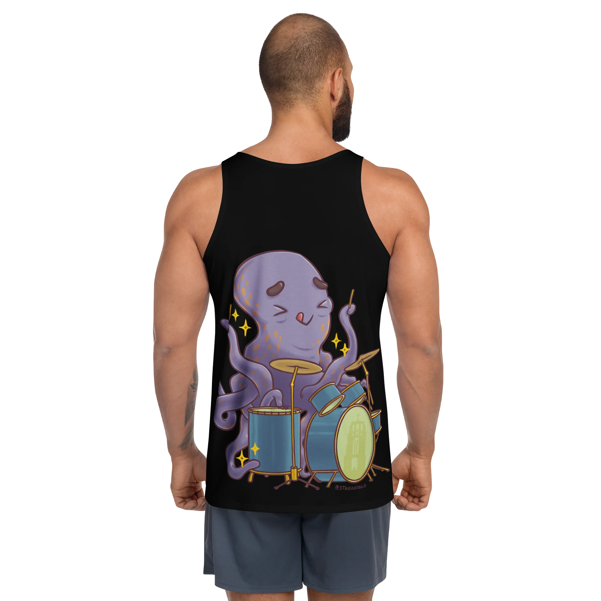 OctoDrummer - Tank Top (Black) product image (2)