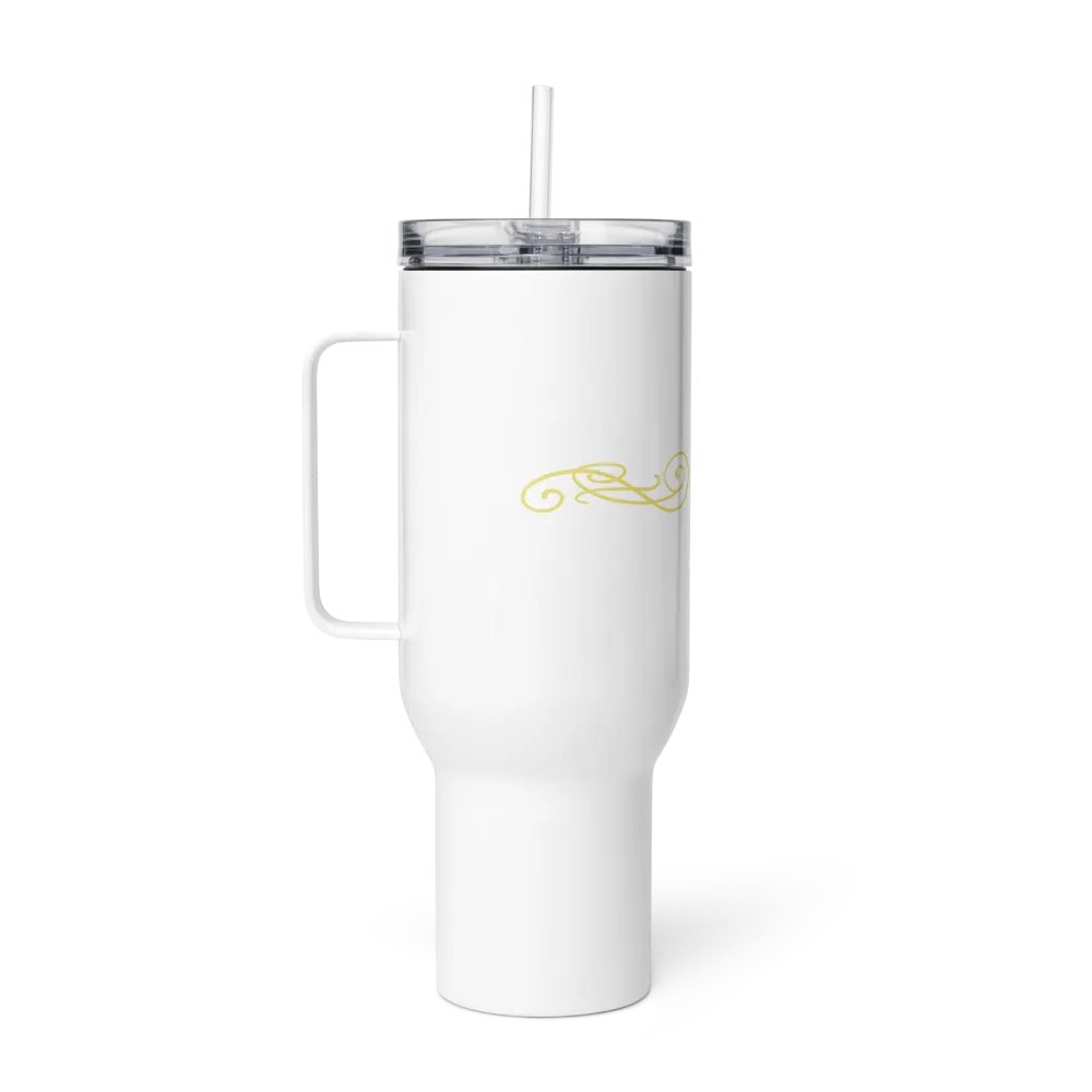 Ornate Gold Travel Cup product image (6)