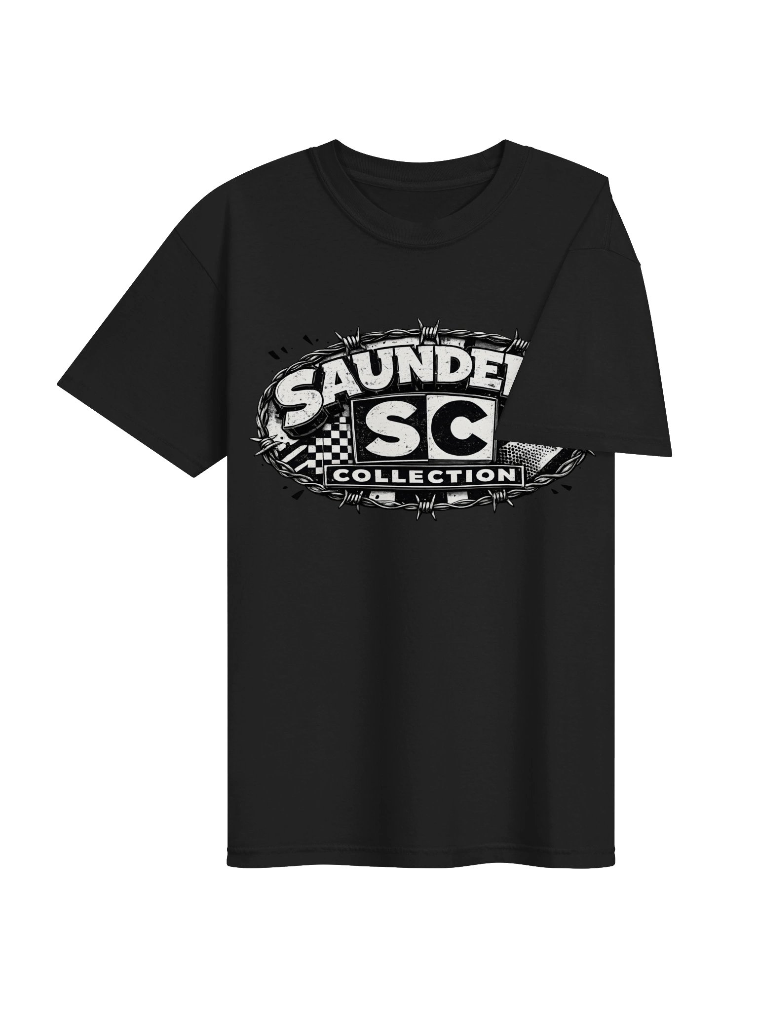 Saunders SC Barbed Wire Logo Tee product image (45)