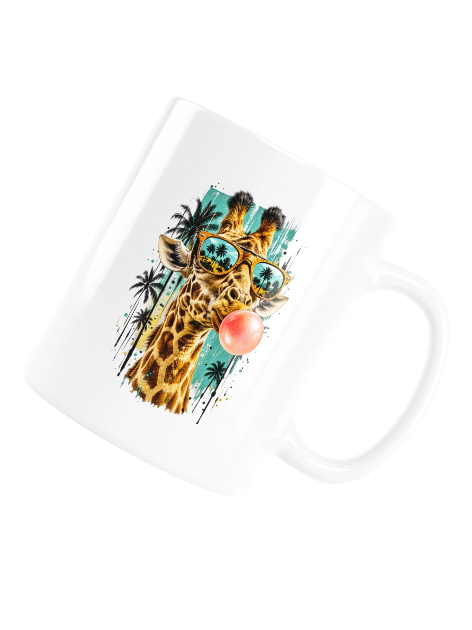 Bubble Trouble Giraffe Ceramic Mug product image (16)