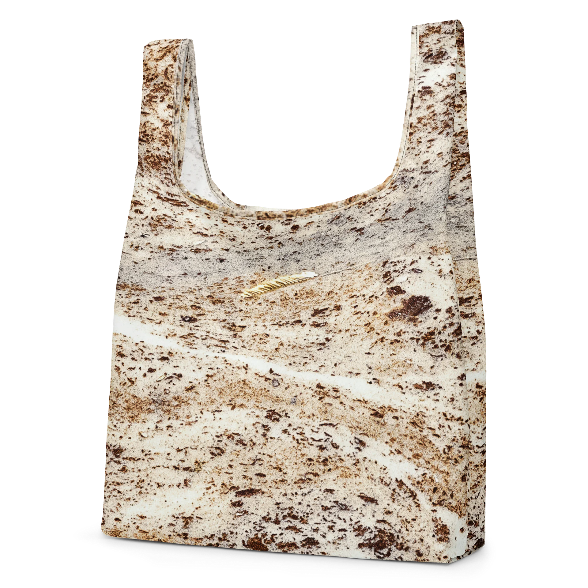 Expresso Swirl All-Over Print Roasted Mocha Everyday Shopping Bag product image (2)