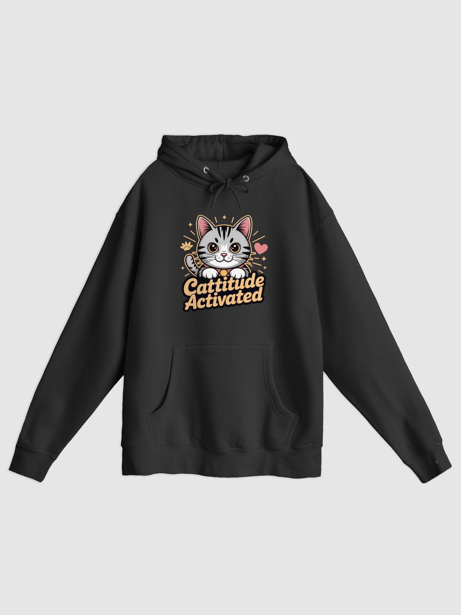 Cattitude Activated Premium Hoodie product image (3)
