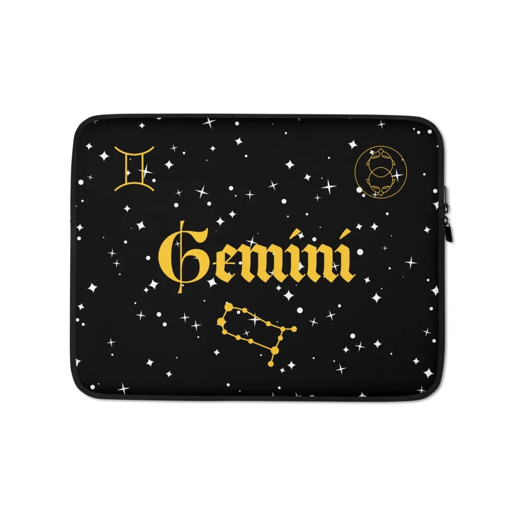 Starry Gemini Laptop Sleeve product image (1)