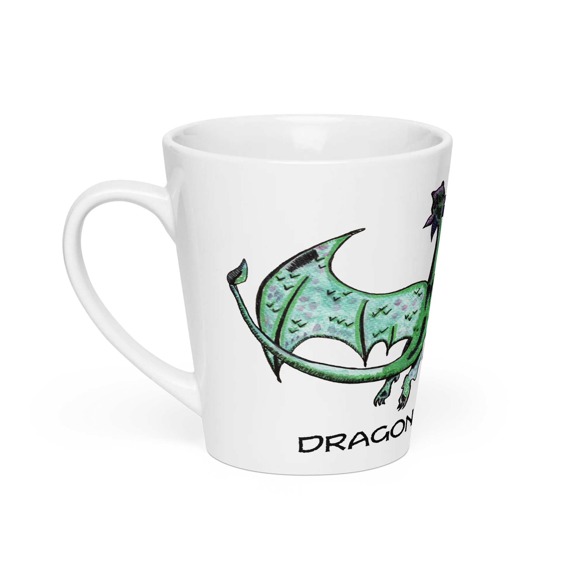 Dragon Watercolour Latte Mug product image (3)