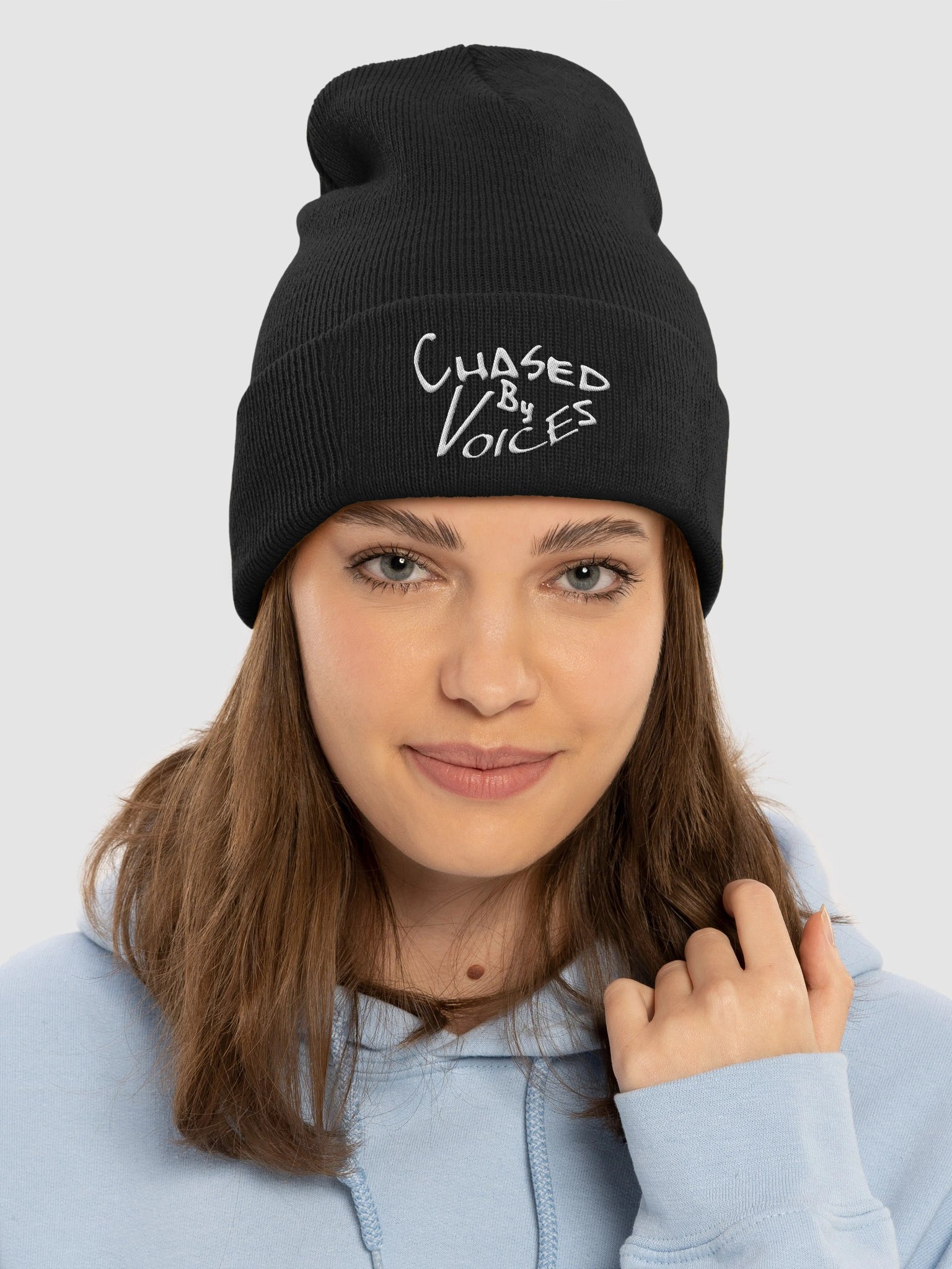 OG ChasedByVoices Logo Cuffed Beanie product image (18)