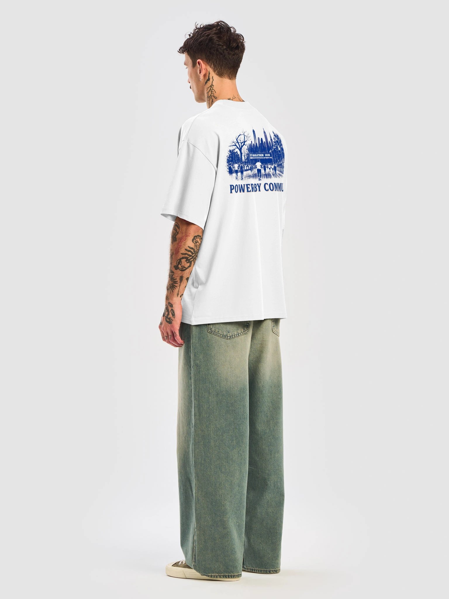 Sweat Equity: NYC Marathon 2026 Oversized T-Shirt product image (8)