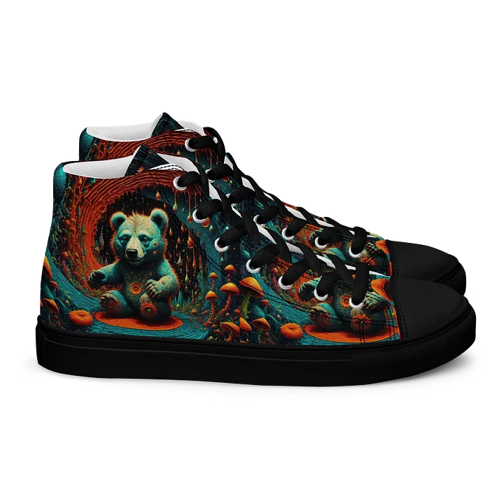 Woman's Surreal Mushroom Bear High Tops product image (2)