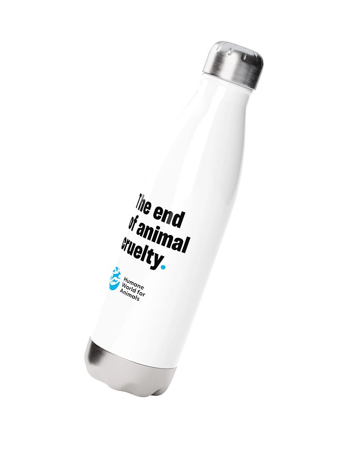 The end of animal cruelty, Stainless Steel Water Bottle product image (2)