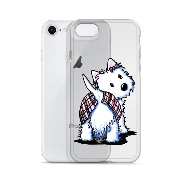 Westie Highland Moon Clear iPhone Case product image (2)