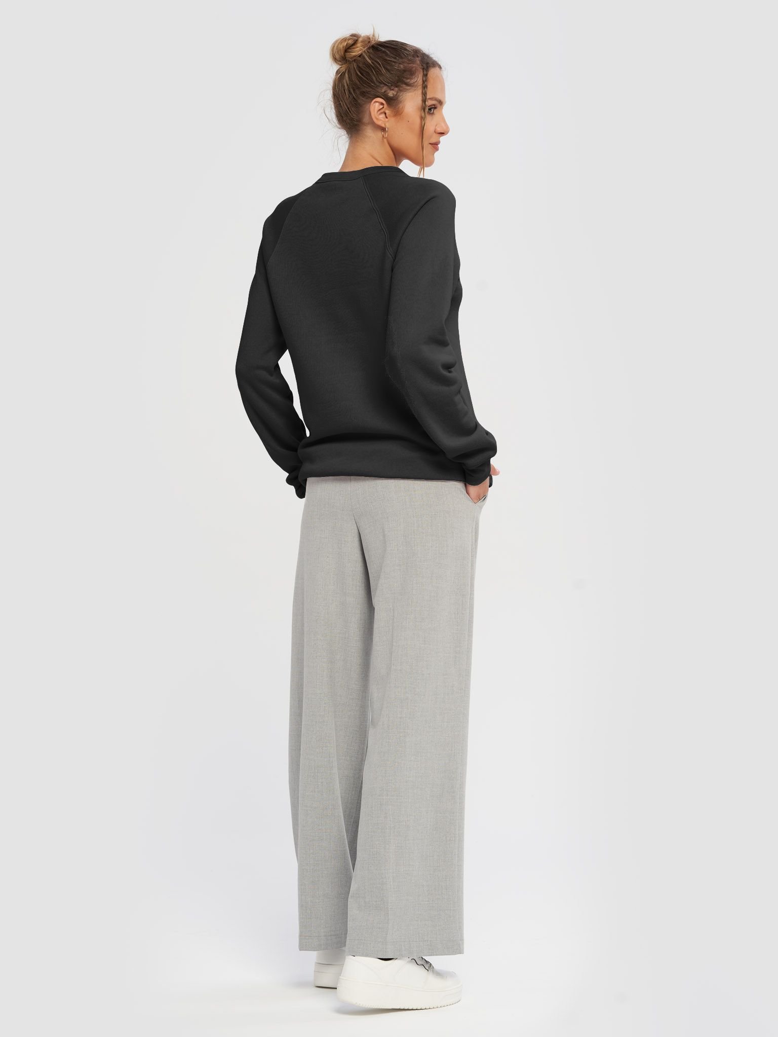 Women's Sponge Fleece Raglan Sweatshirt SFFB0114 product image (6)