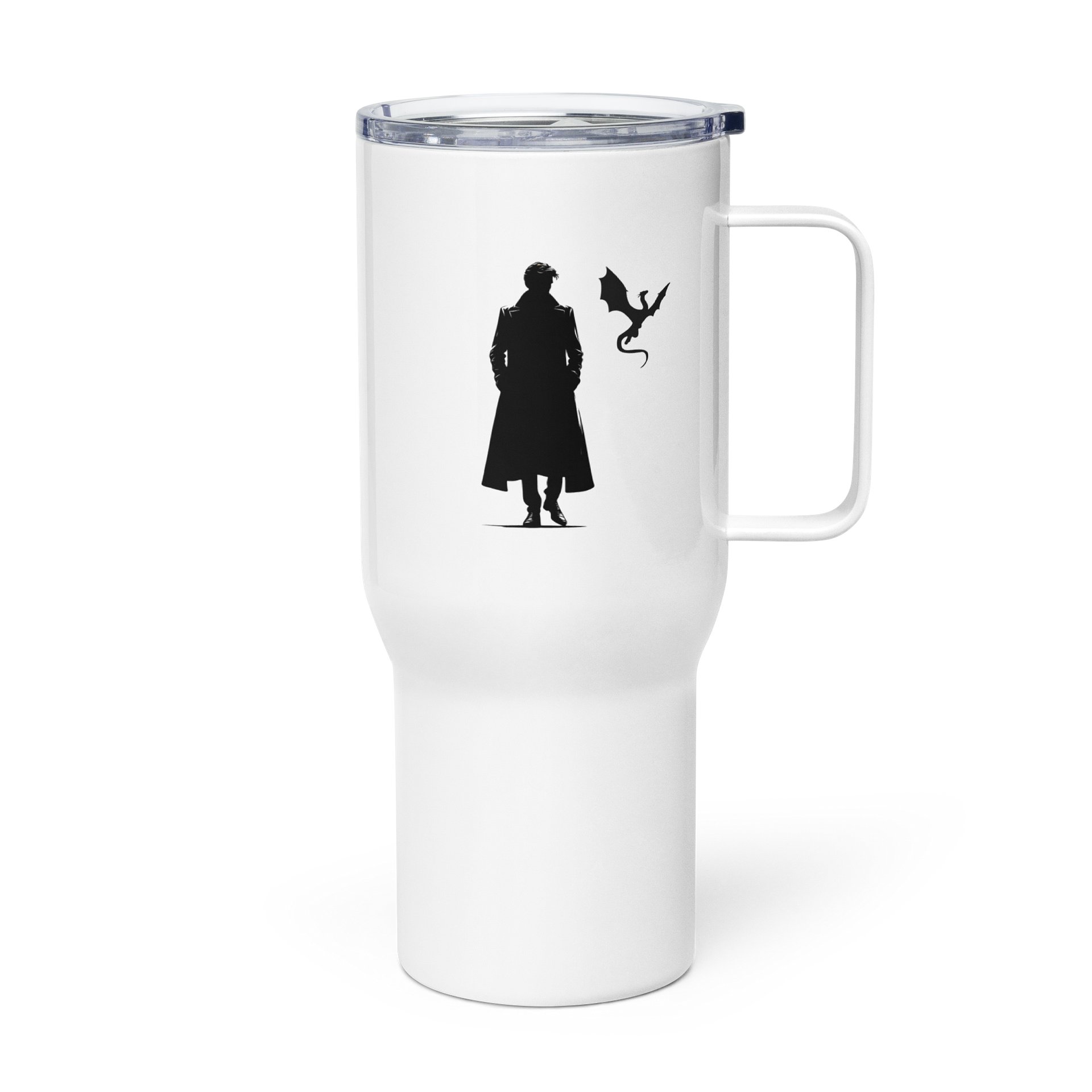 First I Drink the Tea Travel Mug product image (3)