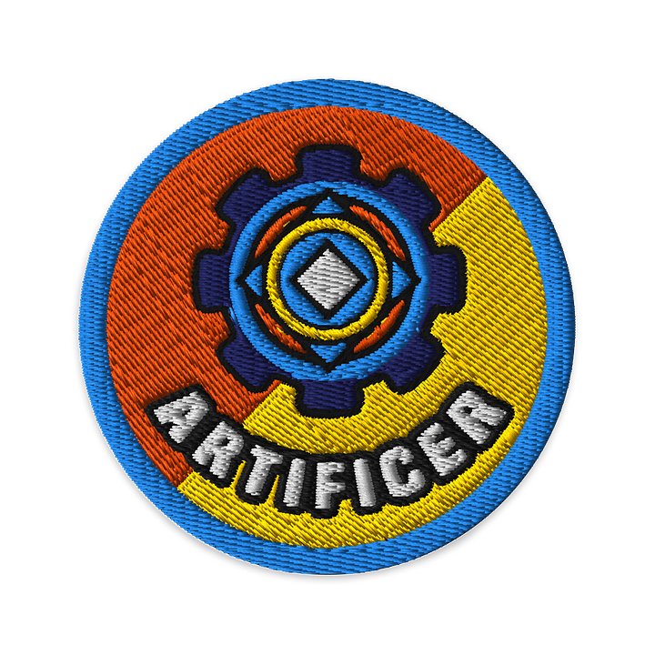 Battle Baubles Artificer Class Embroidered Patch product image (1)