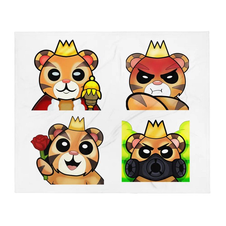 TheMafiaQueen Royal Tigers Fuzzy Throw Blanket product image (1)