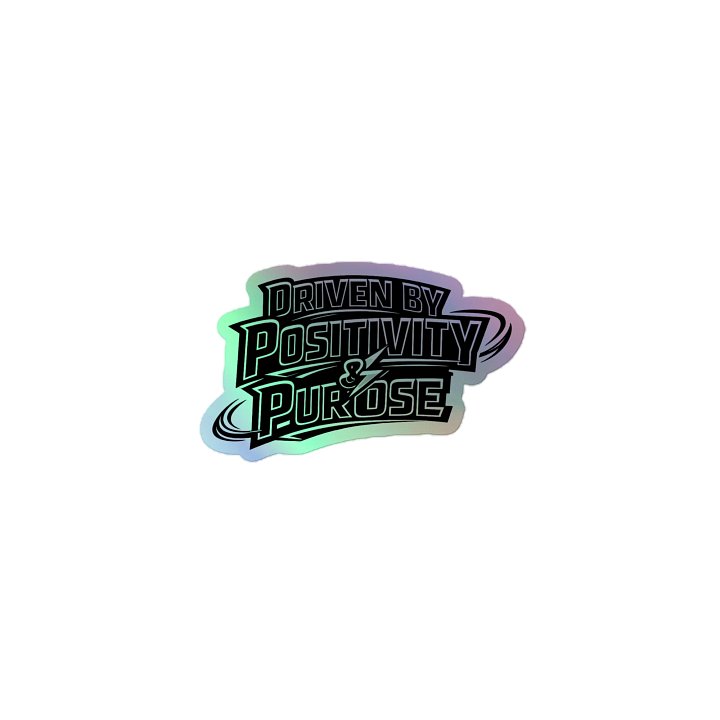 Positivity & Purpose Holographic Sticker Set product image (1)