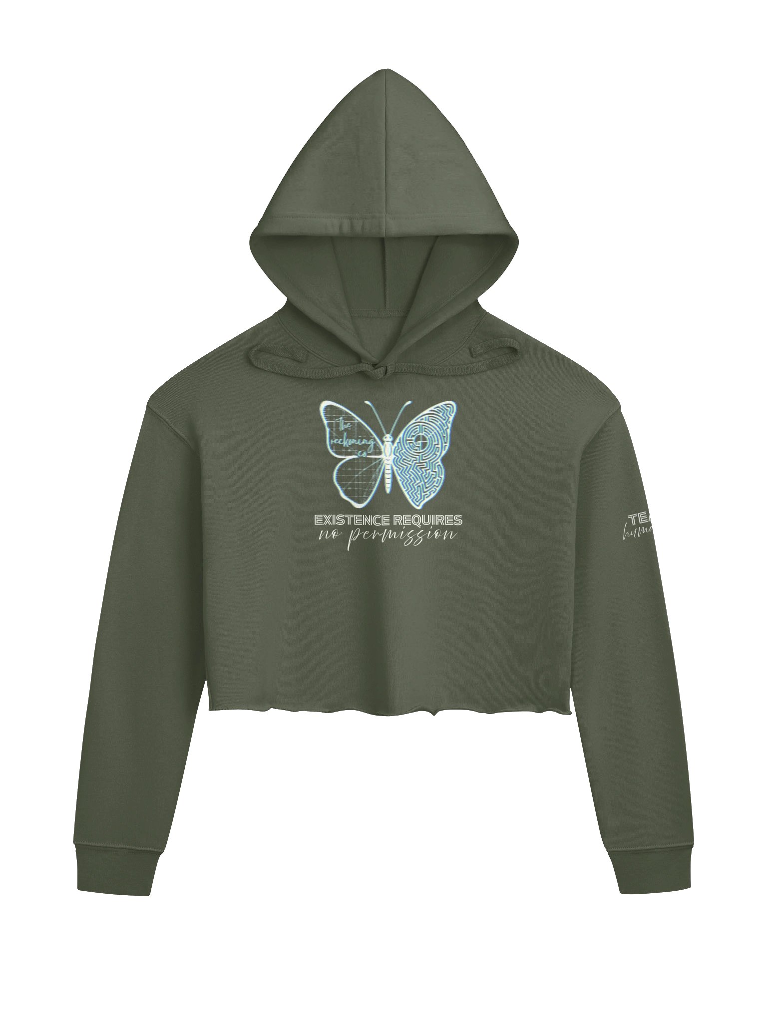 Team Humanity Cropped Hoodie product image (2)