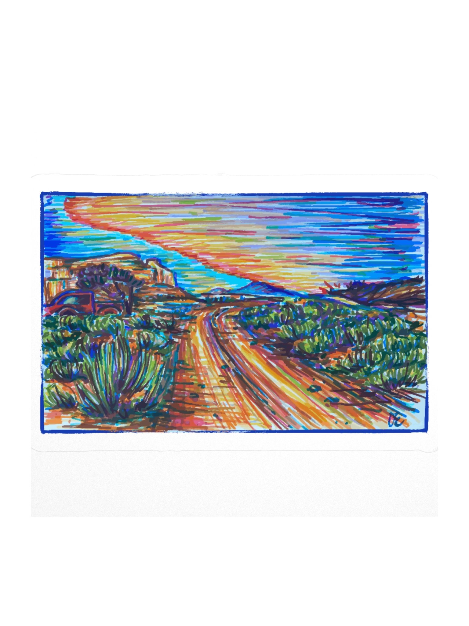 Dreamy Desert Sticker product image (1)