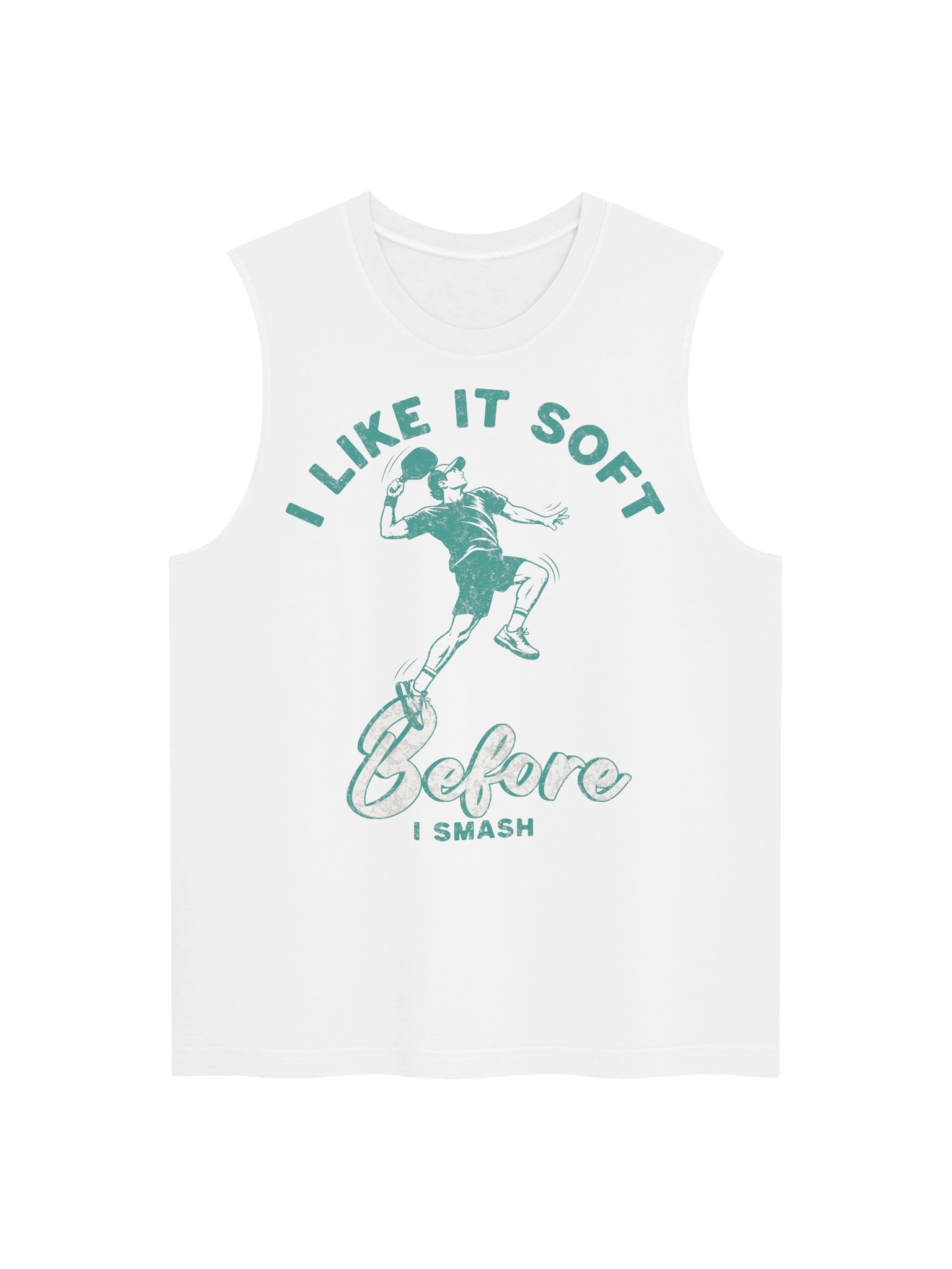 I Like It Soft Before I Smash Tank Top – Adult Humor Pickleball Tank Top product image (1)