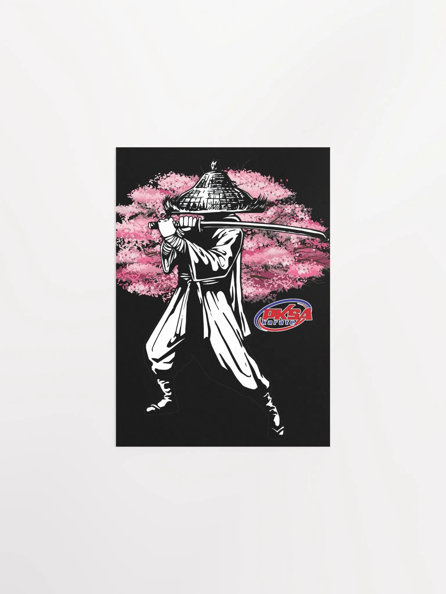 Samurai & Cherry Blossom Poster product image (1)