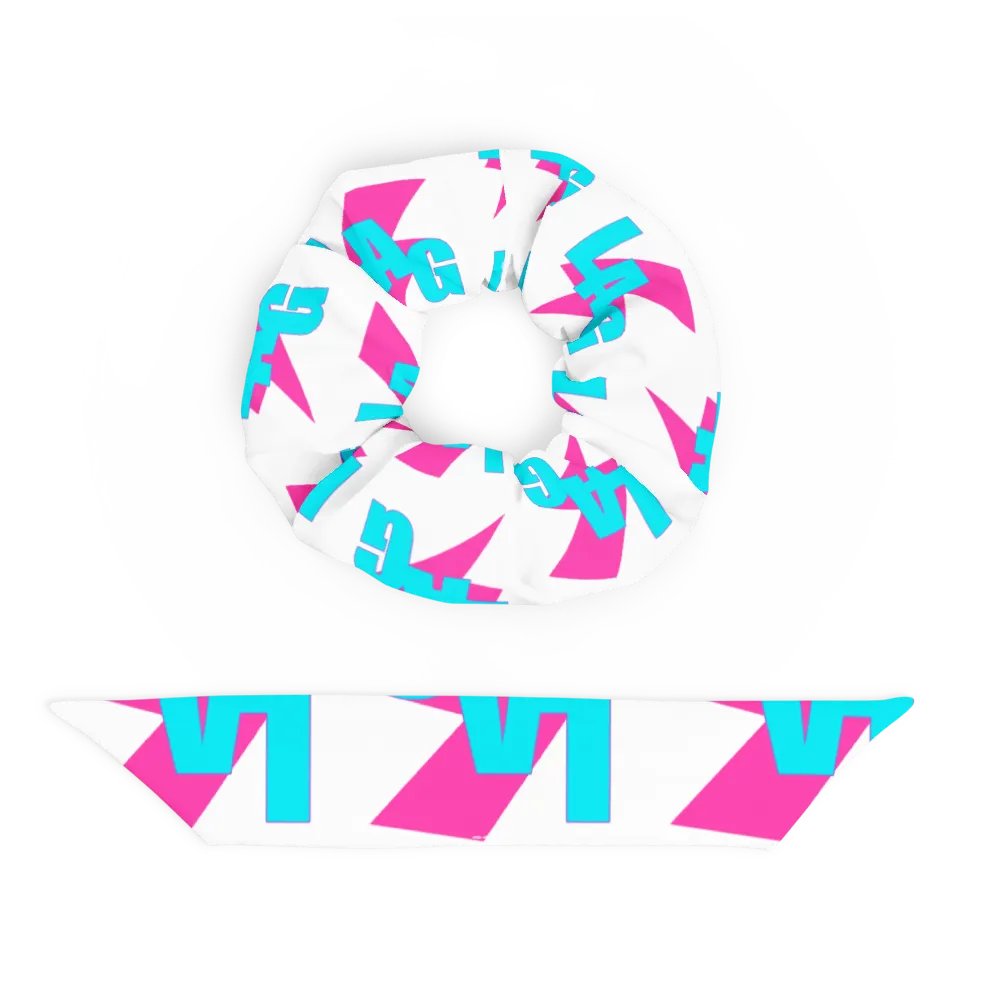 LAG Scrunchie with Bow (White) product image (7)