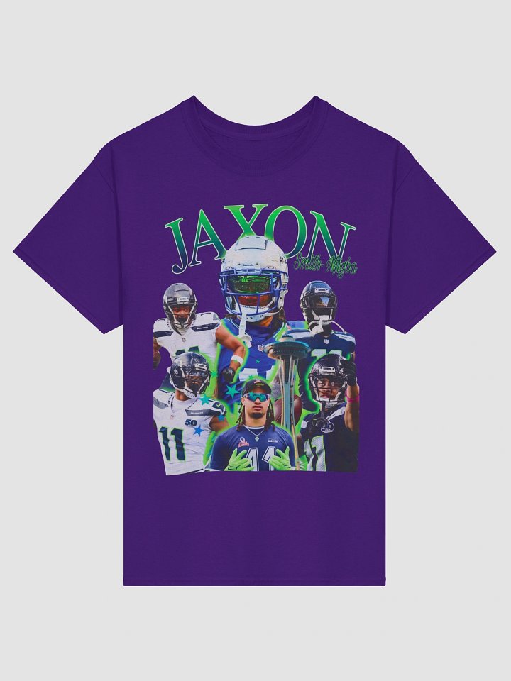 Jaxon Smith-Njigba Shirt Vintage 90s Bootleg Retro Seattle Football Graphic Tee product image (2)