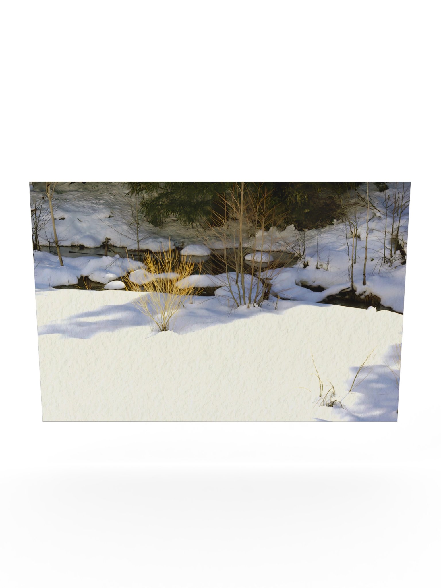 Winter Stream Snowscape Poster product image (82)