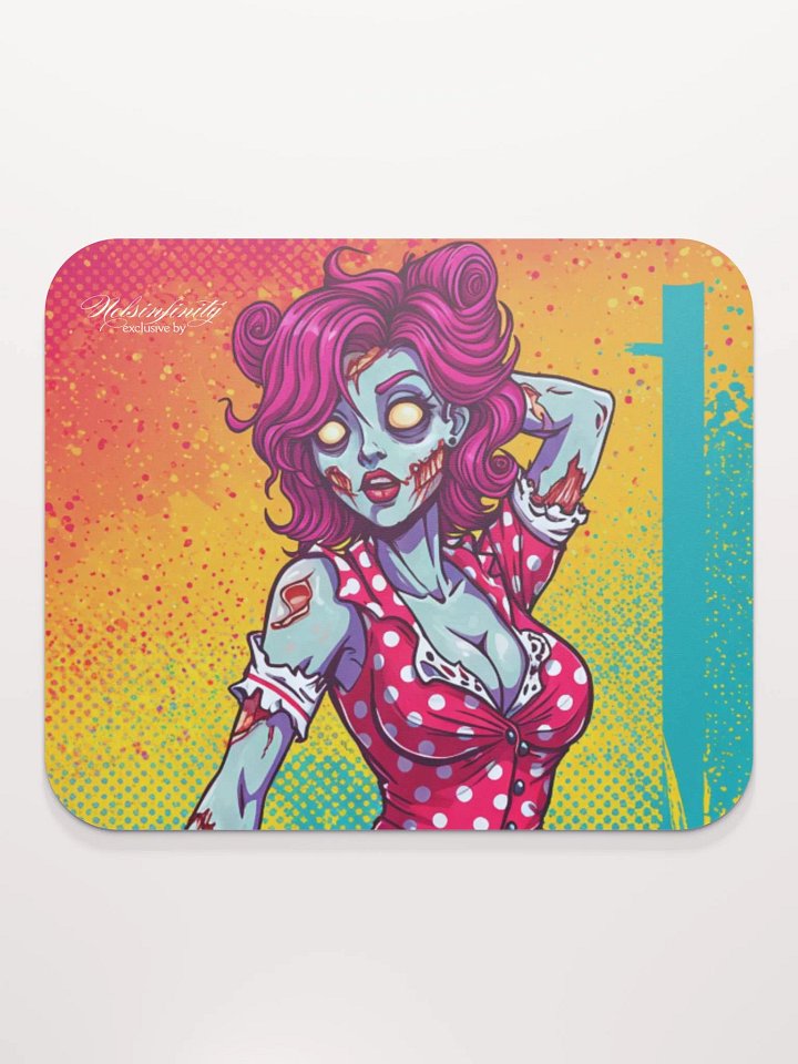 V2 Zombie Pinup Mouse Pad product image (2)