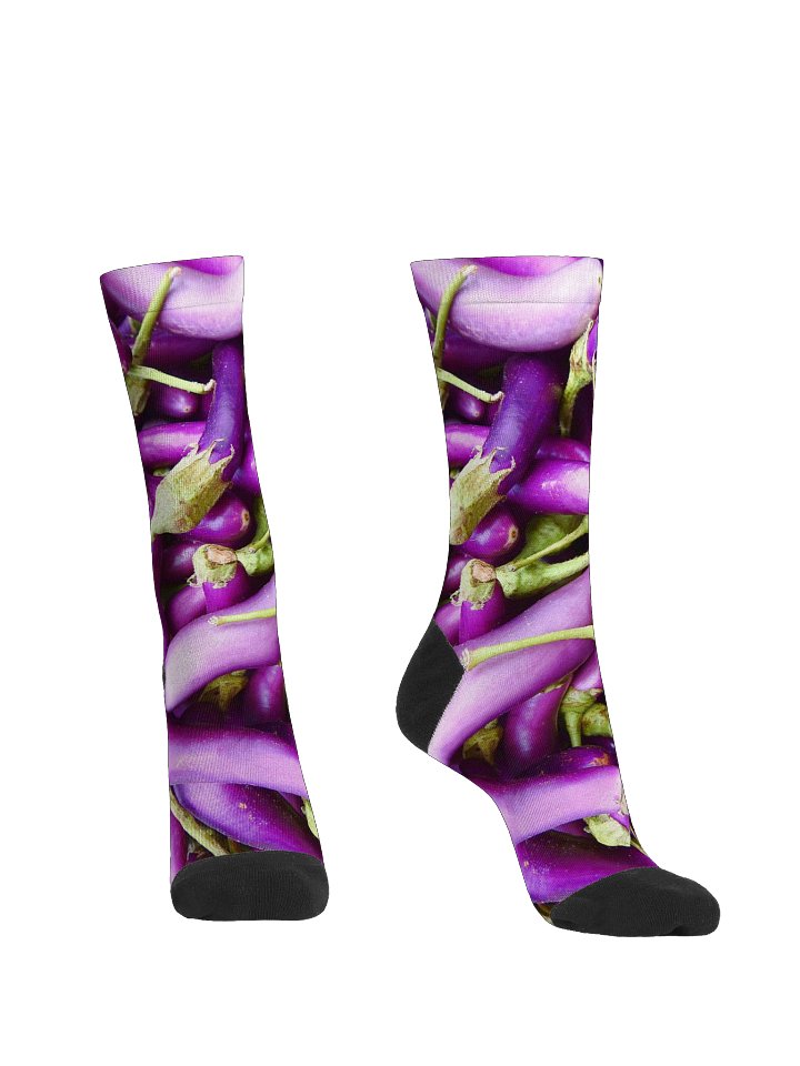OhitsLaz Eggplant socks product image (2)