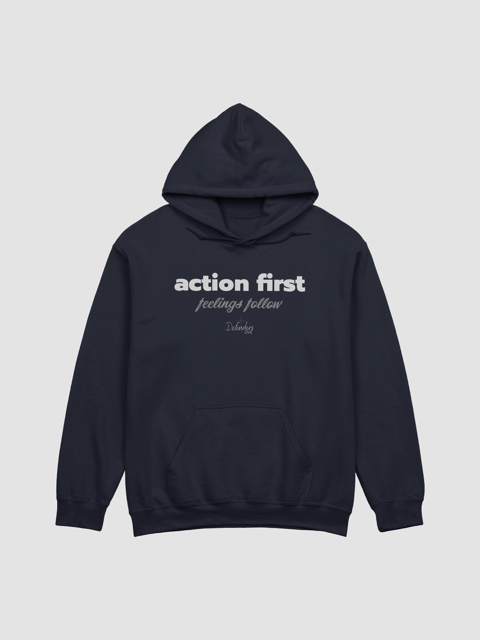 Action First On Line Drawing Hoodie product image (1)