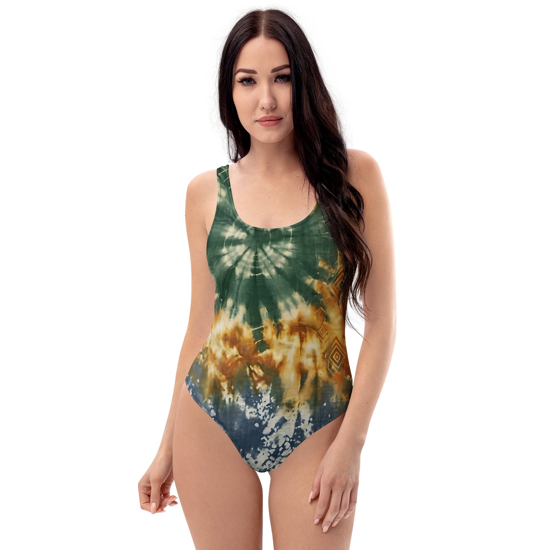 Copacabana Vintage – Organic Texture One-Piece Swimsuit product image (1)