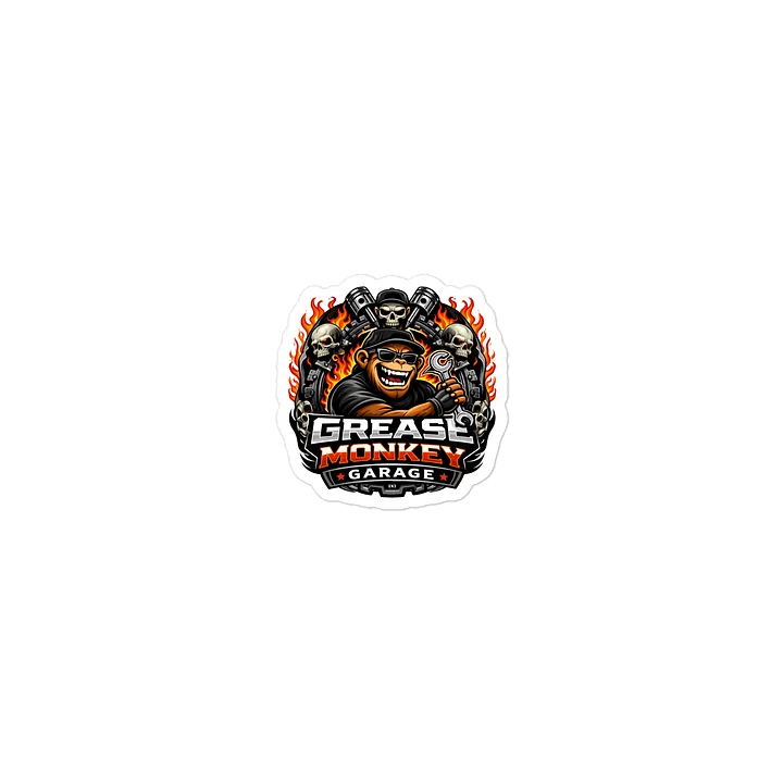 Grease Monkey Die Cut Sticker product image (2)