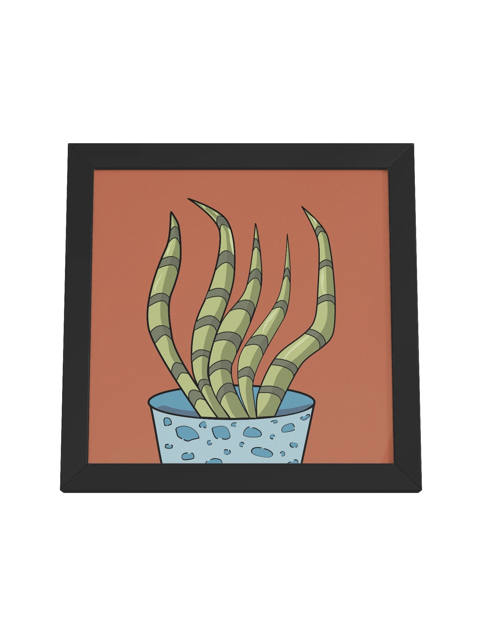 The Snake Design - Dancing Succulent Framed Wall Art product image (4)